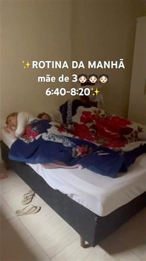 Um mini vlog da nossa rotina da manhã 🥰