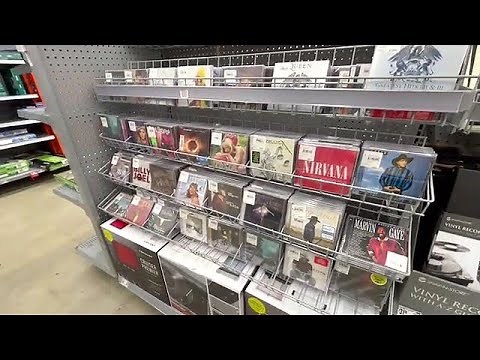 MUSIC CD's Section at WALMART - March 2025