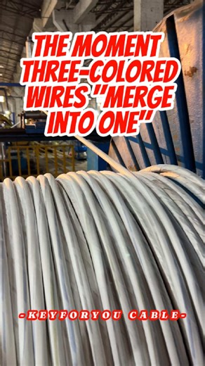 Three-Color Core Wires with White Sheath Design