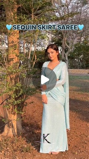 Keenly Sewed on Instagram: "Introducing our stunning Sequin Skirt Drape Saree Set冀 Get ready to dazzle in our sparkling mermaid style skirt with attached drape, paired with a chic blouse. This wedding season let your style shimmer and shine ✨ [Sequin Saree, Prestitched Saree, Festive Fashion, Draped Saree, Trendy Saree, Skirt Saree, Pre-draped Saree, Small Business, Sequin Saree Set , Ethnic Wear, Trendy Ethnic Outfit] #keenlysewed"