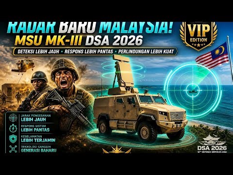 2026 MSU MK-III Malaysia: Radar Bergerak Canggih Untuk Keselamatan Pantai 🚨🇲🇾