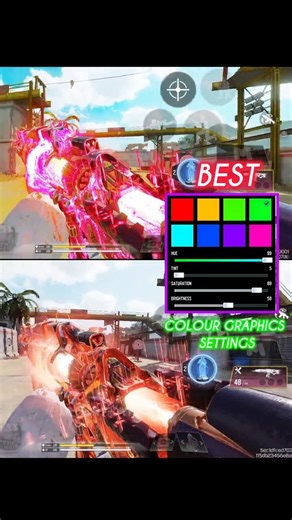 ✅ Best Colour Graphics Settings in CODM BR 🔥💯 Codmobile Tips and Tricks #shorts #codmbr #codmiphone