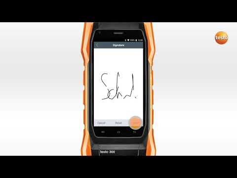 testo 300 - Creating a Report