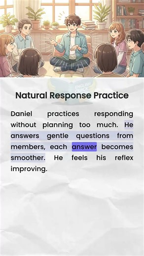 Natural Response Practice🔥Learn Fast, Master Quicker #learnenglish #englishstory #englishforbeginner