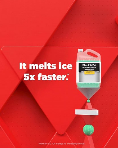 Canadian Tire adds thousands of new products every year, like the fast-acting Reflex Ice Defence Washer Fluid. | Canadian Tire