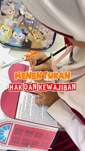Menentukan hak dan kewajiban dari cerita pendek. Pada kegiatan ini disajikan sebuah cerita berjudul “Miko Berlatih Keseimbangan” Anak-anak kemudian diminta untuk menuliskan masing-masing 3 hak dan kewajiban di rumah dan di sekolah. LKPD ini dari selembar kertas kemudian dilipat menjadi 3 bagian segingga lebih menarik dari LKPD biasanya. Komen “Pintu Hak dan Kewajiban” untuk saya DM cara mendapatkan filenya. #hakdankewajiban #kelas3sd #kelas4sd | Edhi Sirupang