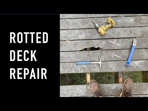 HOW TO replace a rotted deck joist