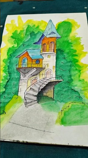 Paint art 🎨 |#art #drawing #edit #viral ‪@art.with.yash-12‬ #shorts