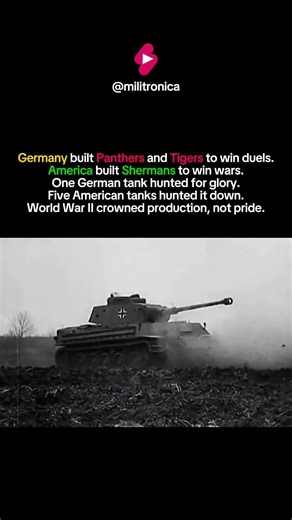 Germany Built for Duels. America Built for War | Production Won WWII #shorts