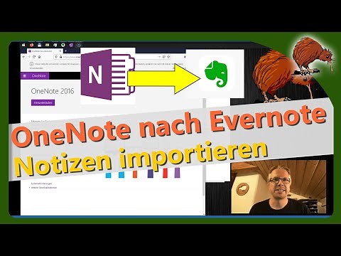 Import von OneNote nach Evernote