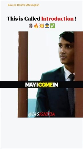 This is Called Introduction 😱🔥 | IAS interview #ias #upsc #motivation