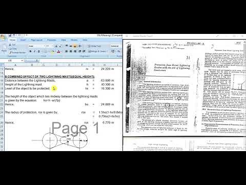 Lightning Protection System Design by Rezevig Method (Part 1)