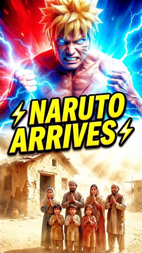 Naruto Arrives to Save a Desert Village ⚡ Villagers Beg for Help! | AI Cinematic Story