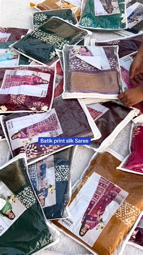 Trusted Wholesale Batik Print Silk Sarees in Biratnagar