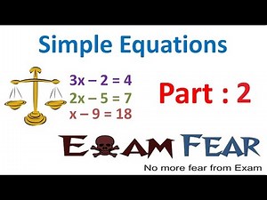 Maths Simple Equation part 2 (Constant, Variables, Expression) CBSE Class 7 Mathematics VII