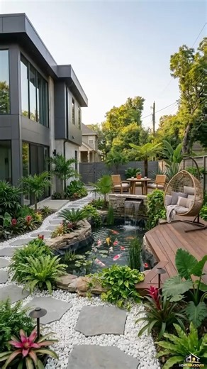 Backyard Resort Garden Ideas: Empty Yard Transformation #homedesign #interiordesign