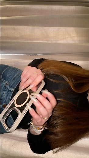 Tapping with my Natural Long Nails with Flash 📸