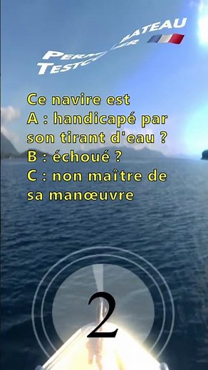 Permis bateau - Testcotier.com - Ce navire est ?