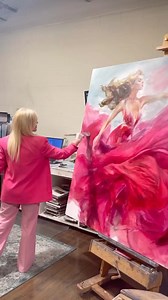 1.4K views · 3.1K reactions | Process of creation my oil painting "Letting Go", part 3- adding volume textures, palette knife work, and elaboration of the details❤️ #oilpainting #painting #sketch #drawing #beauty #design #interiordesign #dance #contemporaryartwork #modernart #impressionism | ANNA ART Publishing | Facebook