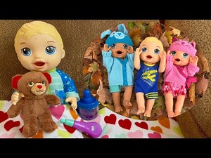 Baby Doll Michael Doesn't Wear His Coat Outside And Gets Sick!