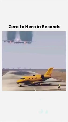 Daily Core on Instagram: "The post shares a 22-second AI-generated video montage of dramatic airplane takeoffs, featuring smoke trails and rapid engine bursts from jets like a yellow business plane, captioned "Clever pilot" to salute impressive flying skills. With 6.4 million views and 6,100 likes in 24 hours, it highlights viral appeal of aviation spectacles, though replies criticise its realism, noting impossible quick startups that expose AI limitations in simulating physics. Authored by Rwan