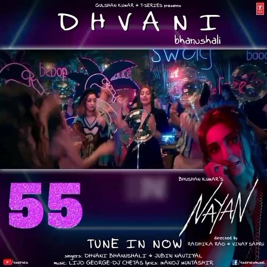 359K views · 10K reactions | #Nayan is now a permanent residence for 55M+ lovers now! Tune in now!  #Tseries #BhushanKumar Dhvani Bhanushali Jubin Nautiyal DJ CHETAS DJ Lijo Manoj Muntashir Radhika Rao & Vinay Sapru #AnshDuggal Galaxy India | T-Series | Facebook