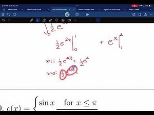 AP Calculus AB Worksheet 5-8 “Piecewise Integration”