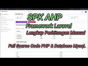 Source code SPK method AHP Laravel | SPK method AHP Laravel | Latest SPK method AHP Laravel website