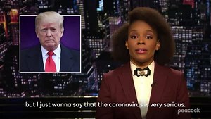 3K views · 57 reactions | With some thoughts on the President's coronavirus diagnosis, we now turn to Amber Ruffin of The Amber Ruffin Show. | Peacock TV | Facebook