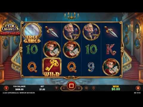 Demo gameplay of Clue Chronicles: Mirror Mansion by RTG Slots