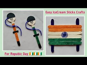Handmade Craft Activities: Republic Day Video Lecture | Hands on Art and Craft - Class 1