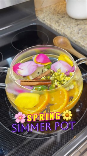 SPRING SIMMER POT 🌸🍊🍋 Recipe idea for spring! #simmerpot #springrecipes