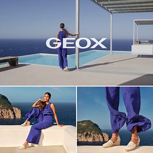 Designed for effortless elegance whether you're lounging poolside or stepping out into the sun. Take a look at our Gelsa sandals for her: https://bit.ly/Geox_GelsaPlatform_SS24 | GEOX