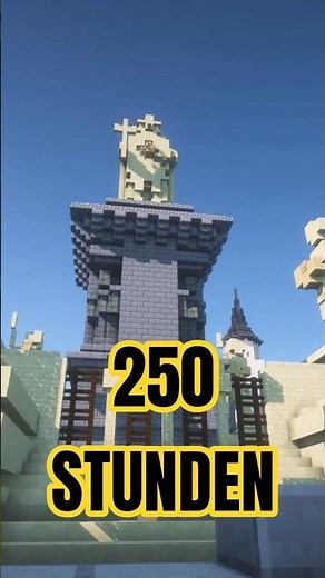 250 Stunden für Kirche & Statue