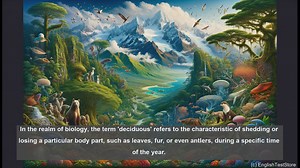 Deciduous in biology