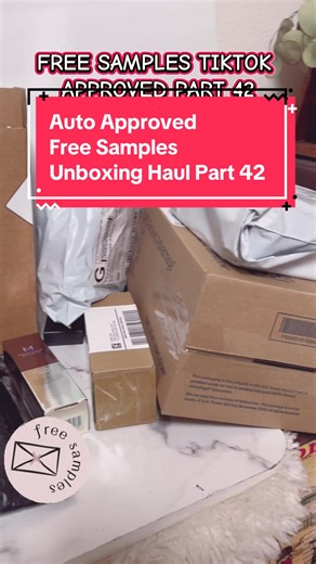 Auto Approved Free Samples Unboxing Haul @Flower Knows Makeup @Posh Pulse @IrisOS @missha.official @Freebird Headcare @Viet Glow @Slick Products @Best Natural Supplements #autoapprovedfreesample #freesamples #tiktokfree #tiktokshop #unboxinghaul