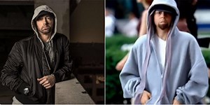 Eminem looks like Mariah Carey when she dressed up as him in the Obsessed video