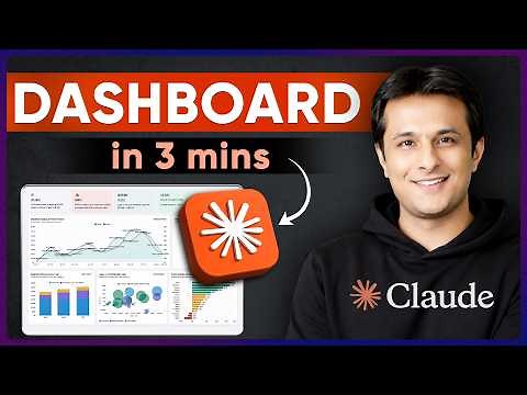 I Created a Full Dashboard in 3 Minutes Using Claude AI (No Code)