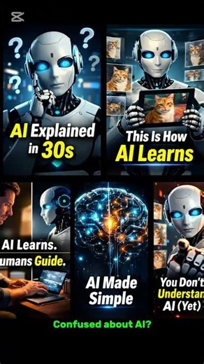 AI Explained in 30 Seconds 🤖 | #ArtificialIntelligence,#MachineLearning,#AIExplained,#FutureTech