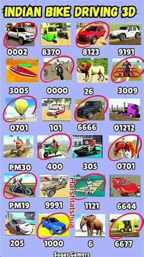 indian bikes driving 3d game #cheatcodes