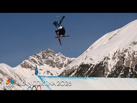Eileen Gu bounces back to claim No. 2 spot in slopestyle quals | Winter Olympics 2026 | NBC Sports