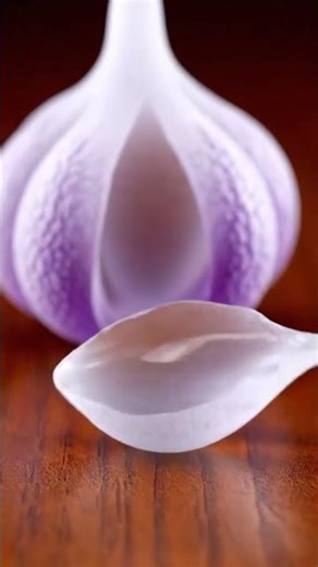 Snapping a Glass Garlic Clove 🧄 ASMR