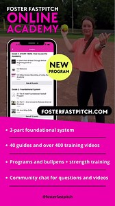 Throw down ! Whip down ! Not forward we have several drills in our online training system that teach how to whip the arm down and not push the ball forward. This is just one of them that we love. Join our online academy, where you can train alongside hundreds of others! Learn how to pinpoint areas that need improvement and receive customized programs and drills for making swift and effective adjustments. | Foster Fastpitch