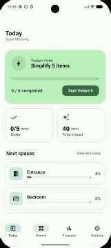 Declutter Checklist App – Toss List Demo