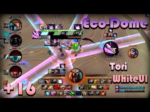 Tori WhiteUI. 4K gameplay. Eco-Dome Al'dani +16. Guardian DRUID.