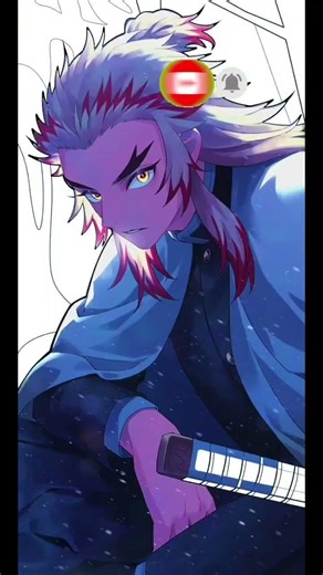 Anime Painting #547 (Color By Numbers)