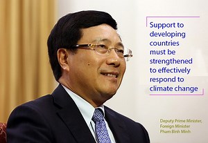 Vietnam works with international community in climate change response