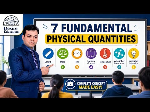 7 Fundamental Physical Quantities Explained | The Foundation of Physics & Chemistry