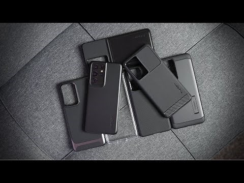 Samsung Galaxy S21 Ultra Spigen Case Lineup Review!