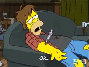 Simpsons - Comfortably Numb